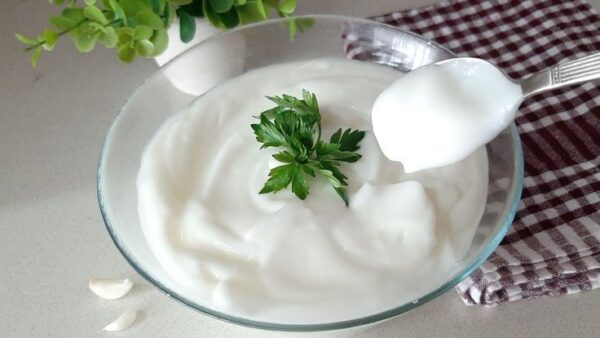 كريم ثوم بدون بيض Garlic cream without eggs