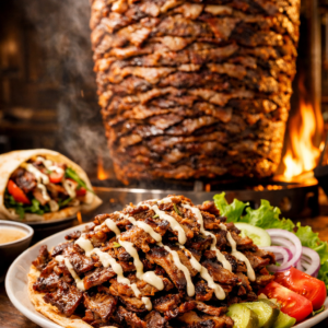 شاورما لحم Meat shawarma