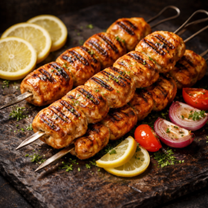 كباب الدجاج  chicken kebab