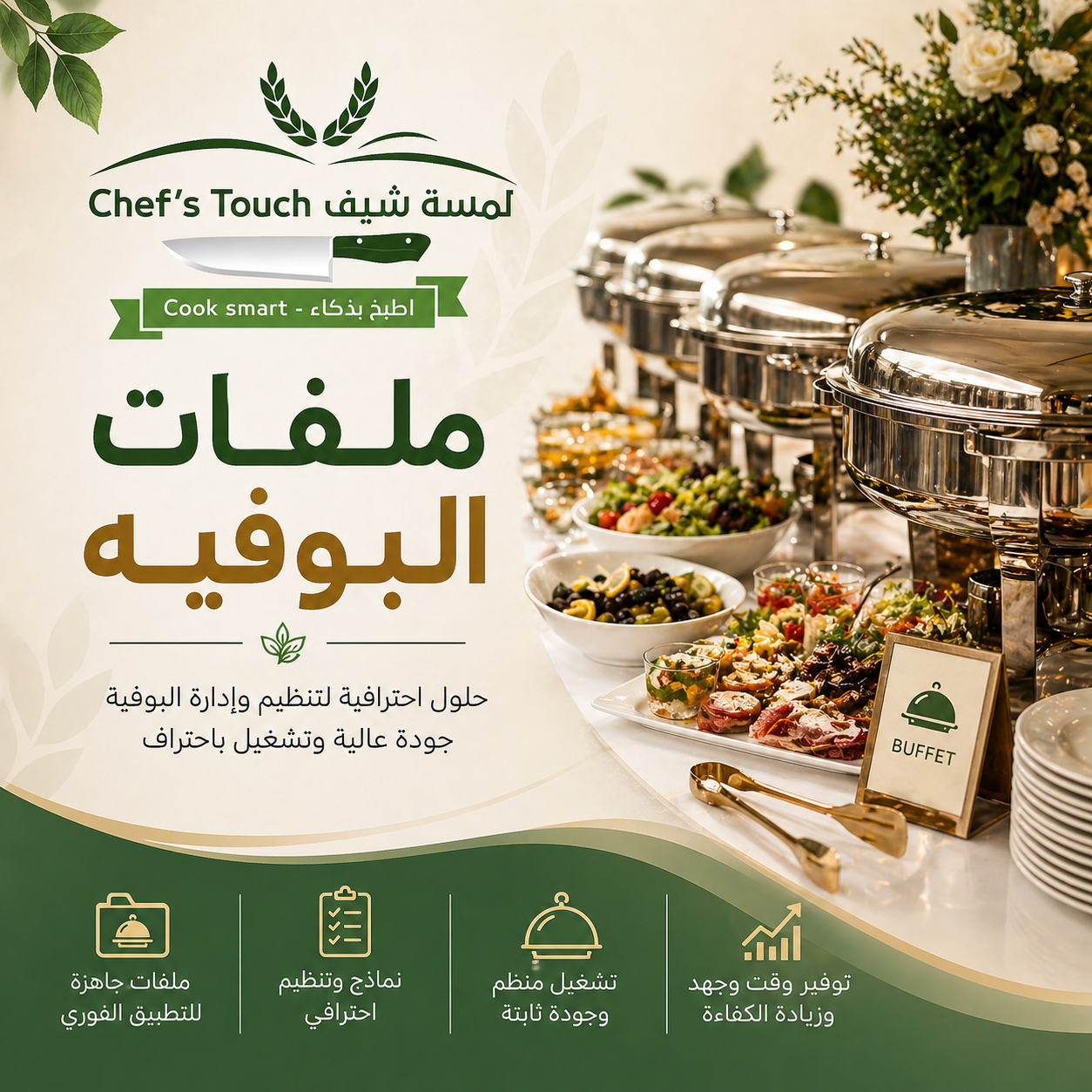  الدليل التشغيلي الاحترافي لإدارة وتشغيل البوفيه