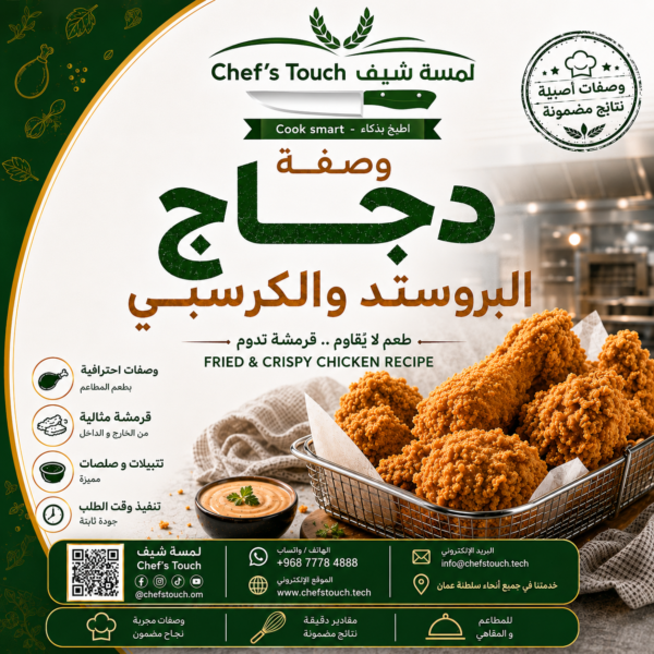 كرسبي دجاج بروستد و كرسبي
